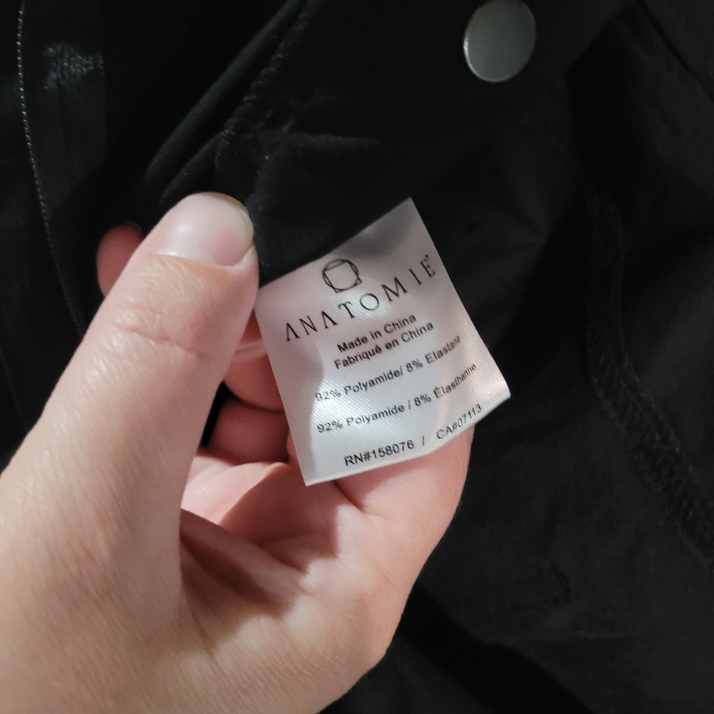 Anatomie Skyler Travel Pant XL x 31 Black Slim Fit Lightweight UV Protection - Picture 14 of 15